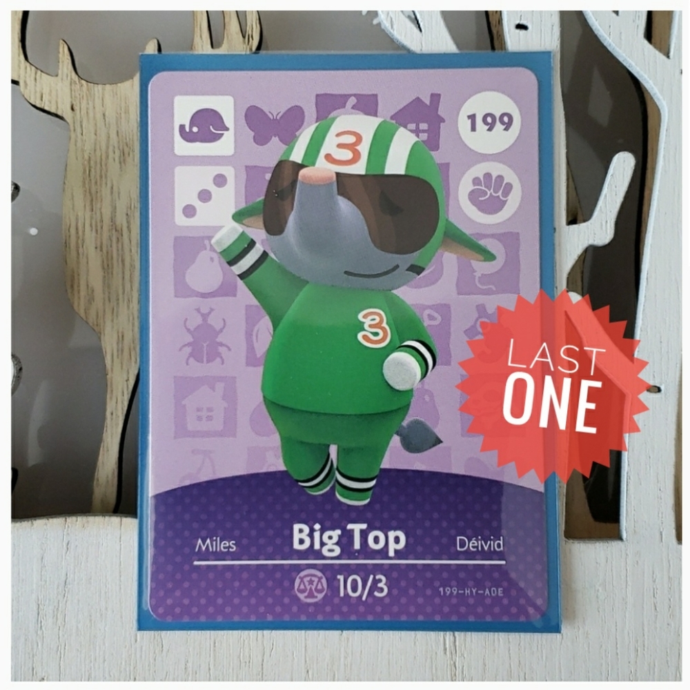 Genuine Animal Crossing amiibo card 199 Bi…